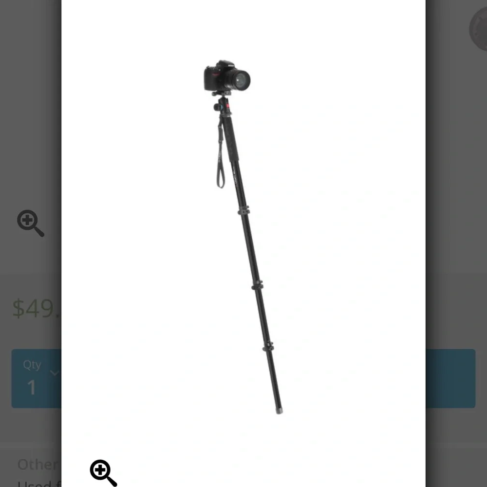 NIB Oben Aluminum Monopod ACM-2400